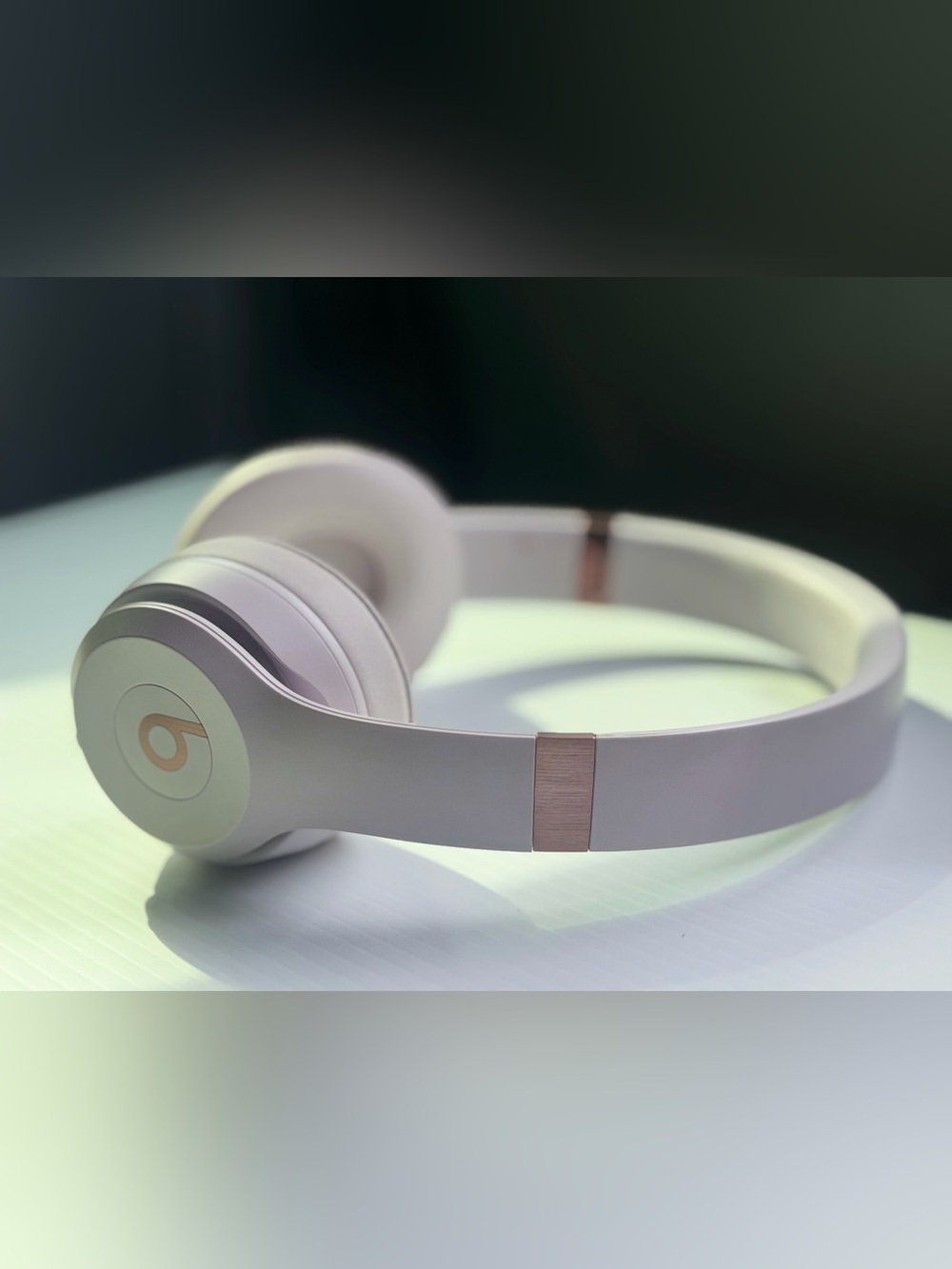 Beats by Dre On-Ear Headphones — Pale Pink with Rose Gold Trim
